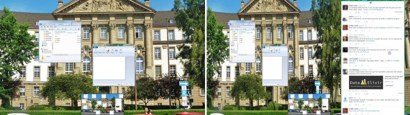 Desktop Before and After